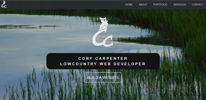 Cory Carpenter Lowcountry Web Developer